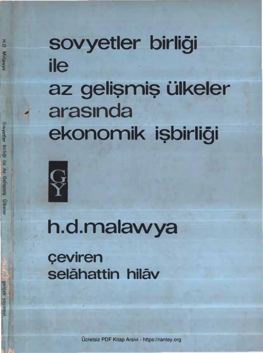 H D Malawya Sovyetler Birliği ile Az Gelişmiş Ülkeler Arasında Ekonomik İşbirliği kapak görseli