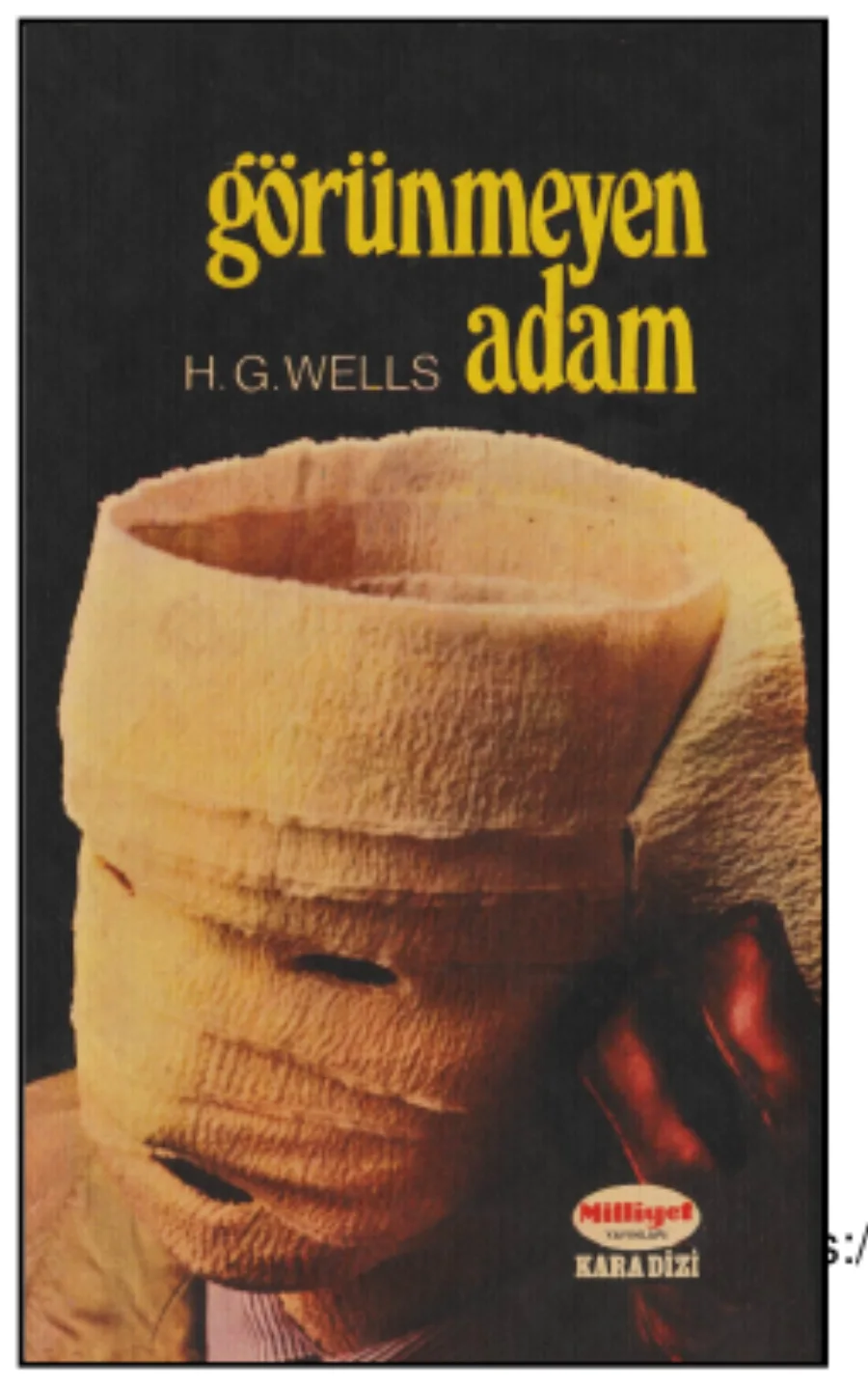 H G Wells Görünmez Adam kapak görseli