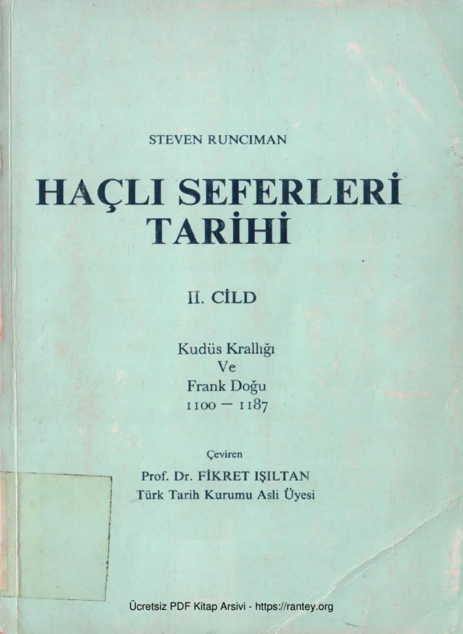 Haçlı Seferleri Tarihi 2 Cilt kapak görseli