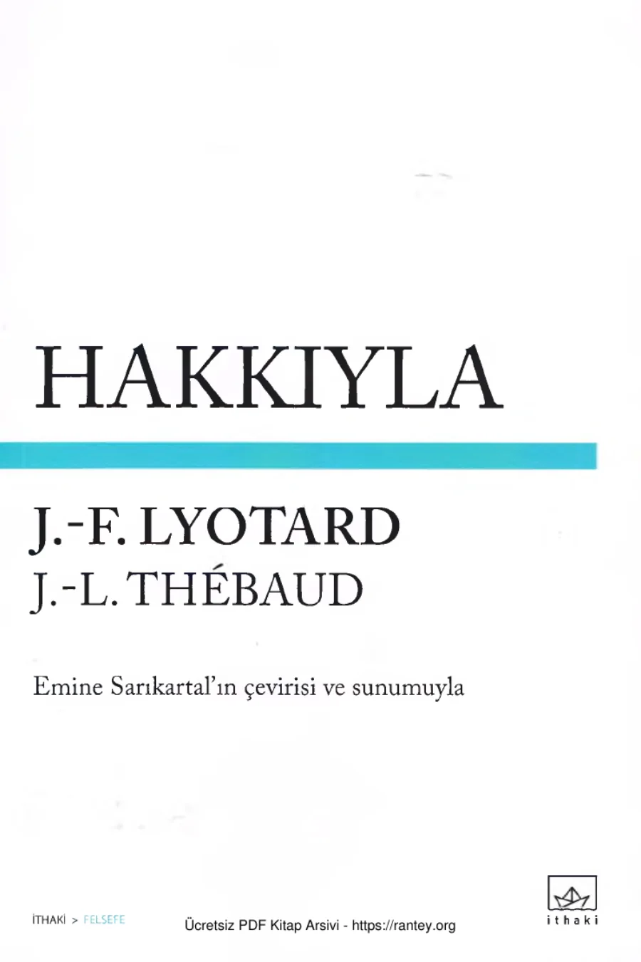 Hakkıyla kapak görseli