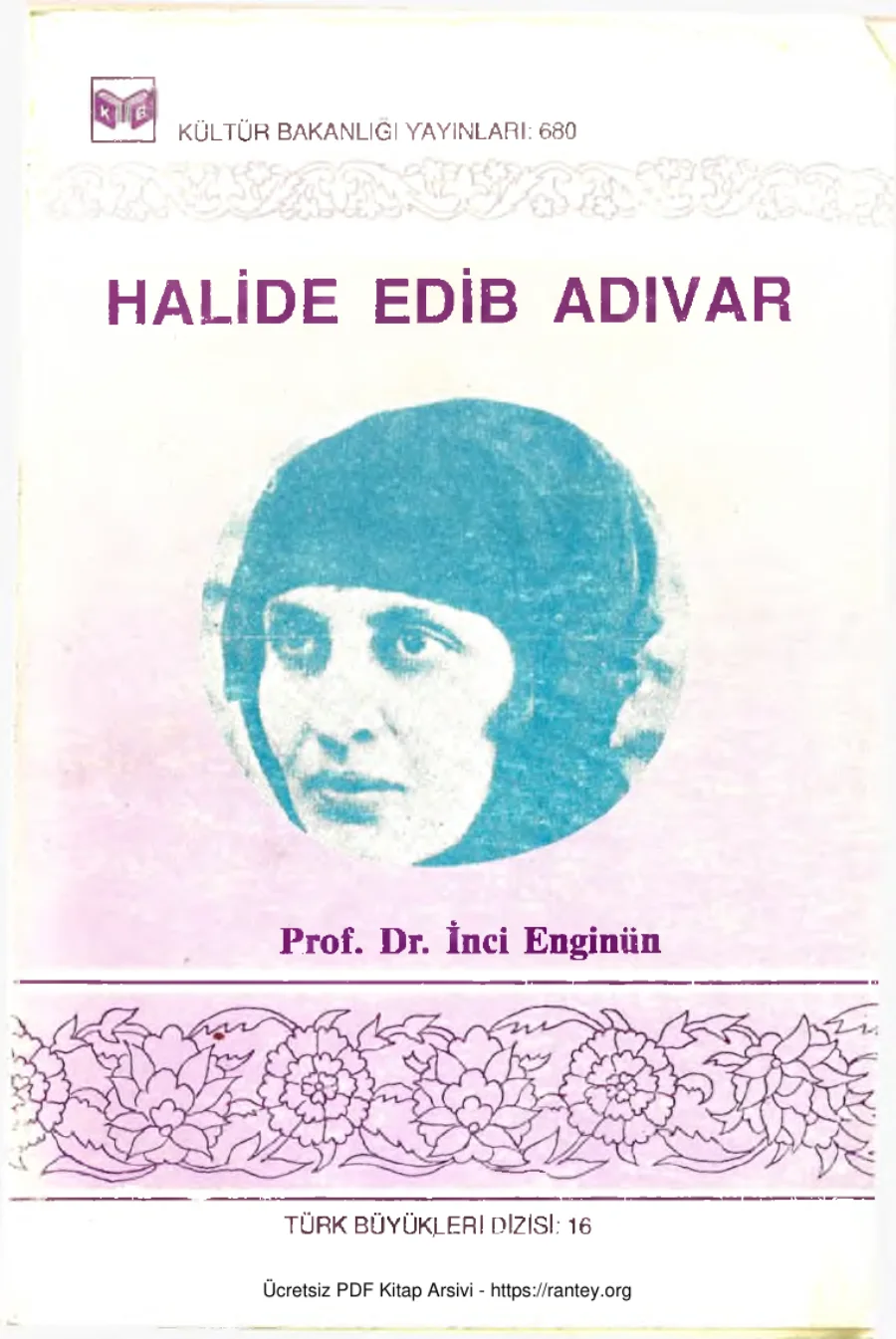 Halide Edib Adıvar kapak görseli