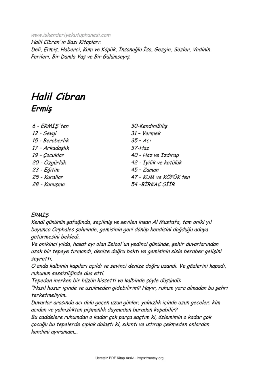 HalilCibranErmis kapak görseli