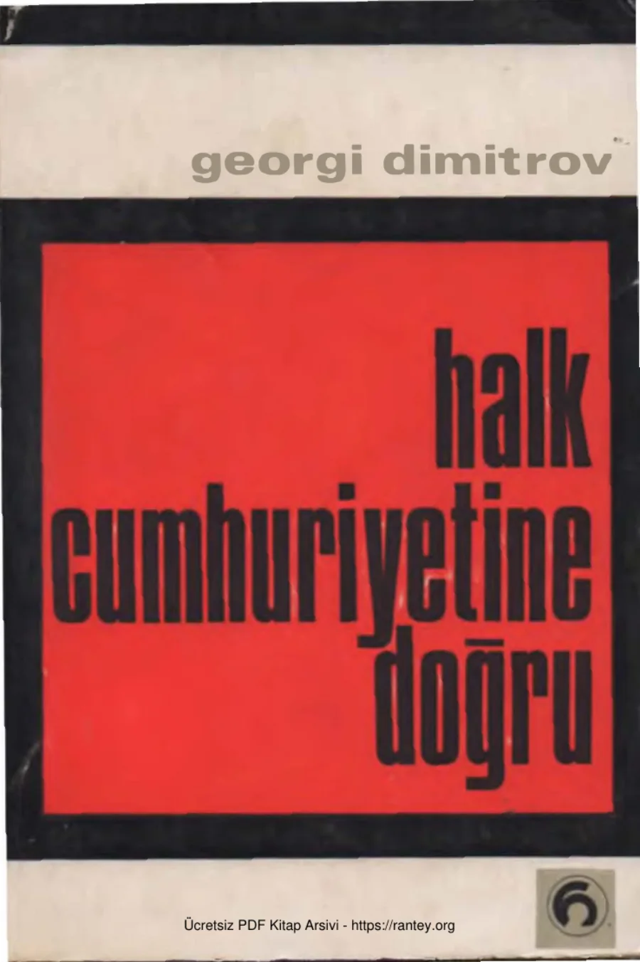 Halk Cumhuriyetine Doğru kapak görseli