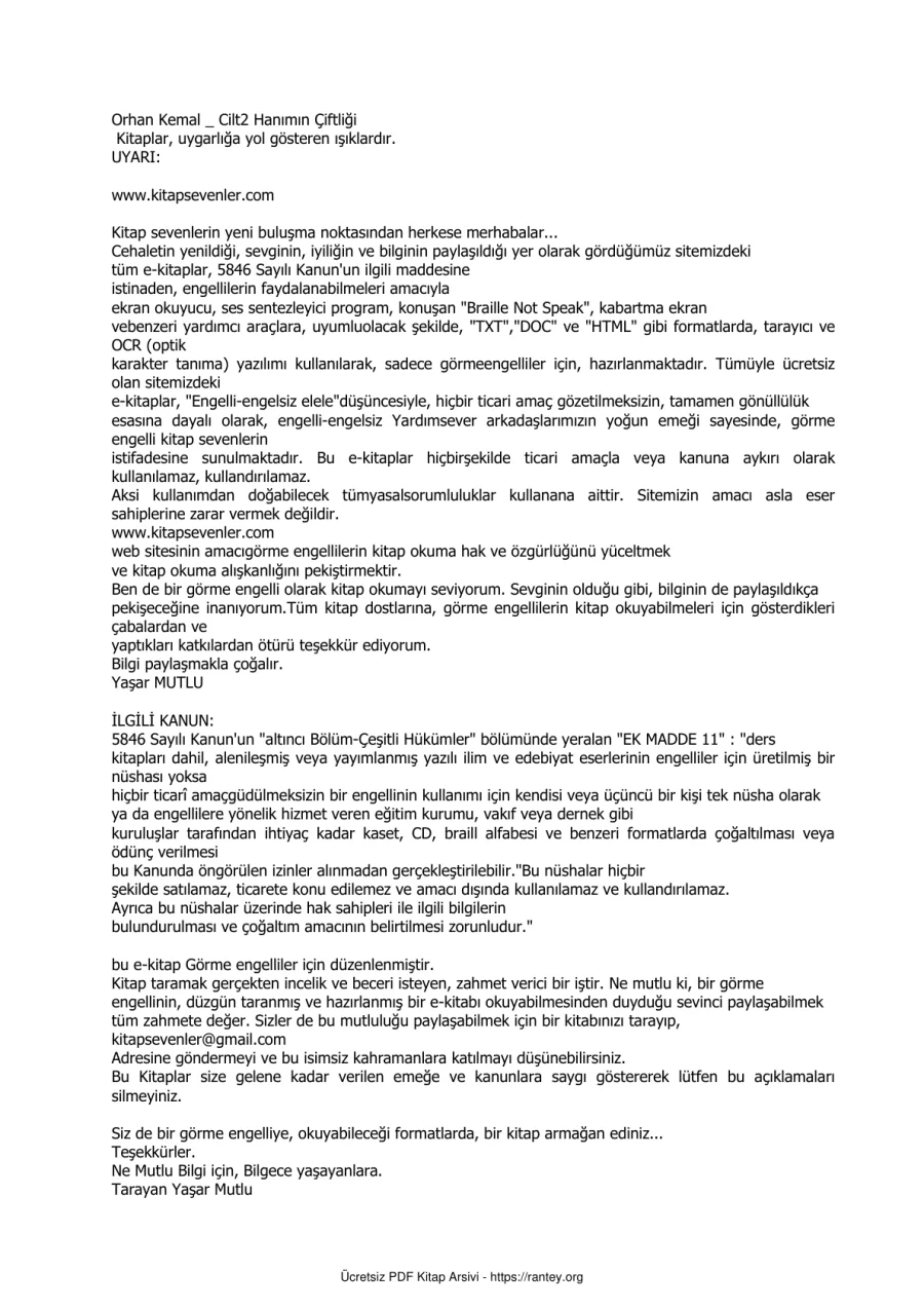 Hanimin Ciftligi kapak görseli