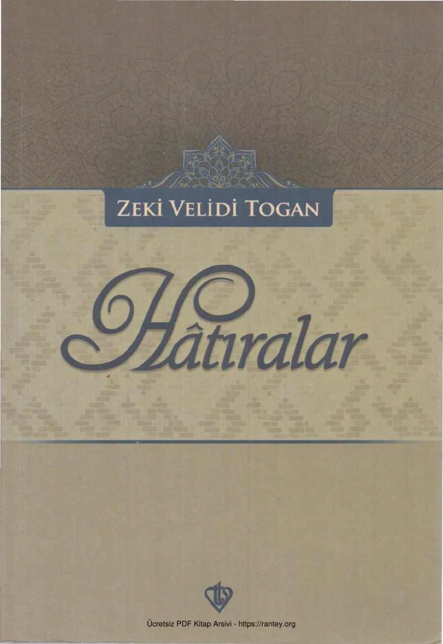 Hatıralar Diyanet Vakfı Yayınları kapak görseli