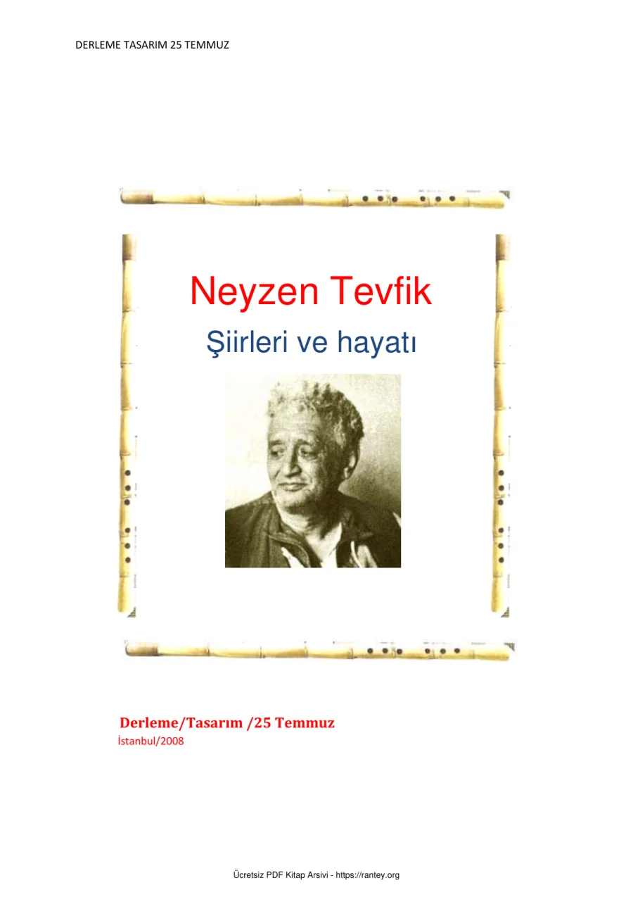 Hayatı ve şiirleri 25 Temmuz kapak görseli