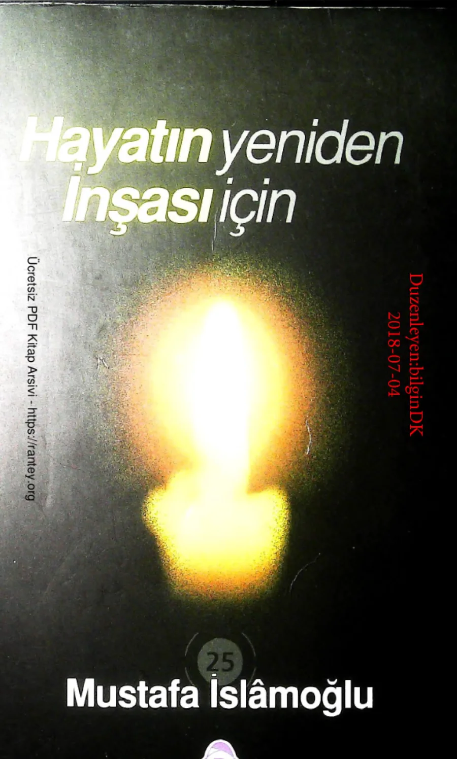 Hayatin Yeniden Insasi Icin kapak görseli