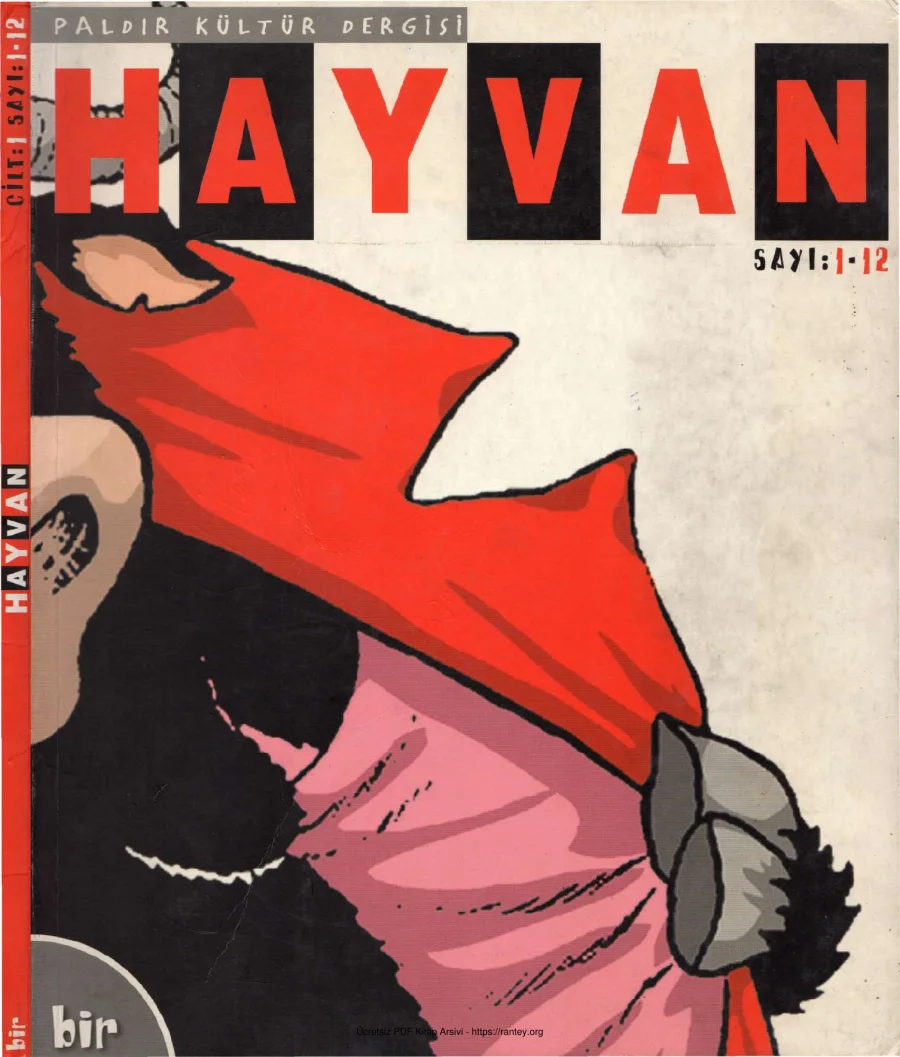 Hayvan Sayı 01 14 Şubat 2003 kapak görseli