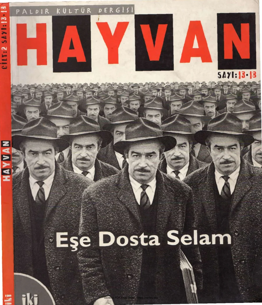 Hayvan Sayı 13 Haziran 2003 kapak görseli