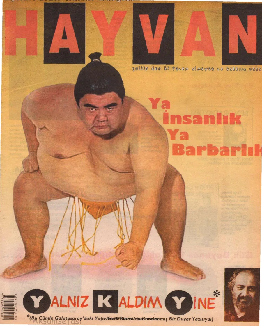 Hayvan Sayı 24 Mayıs 2004 kapak görseli