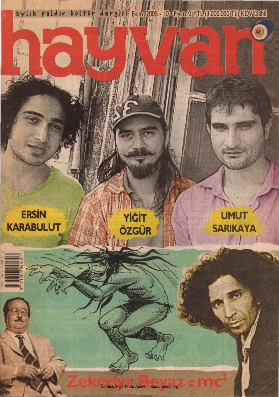 Hayvan Sayı 41 Ekim 2005 kapak görseli