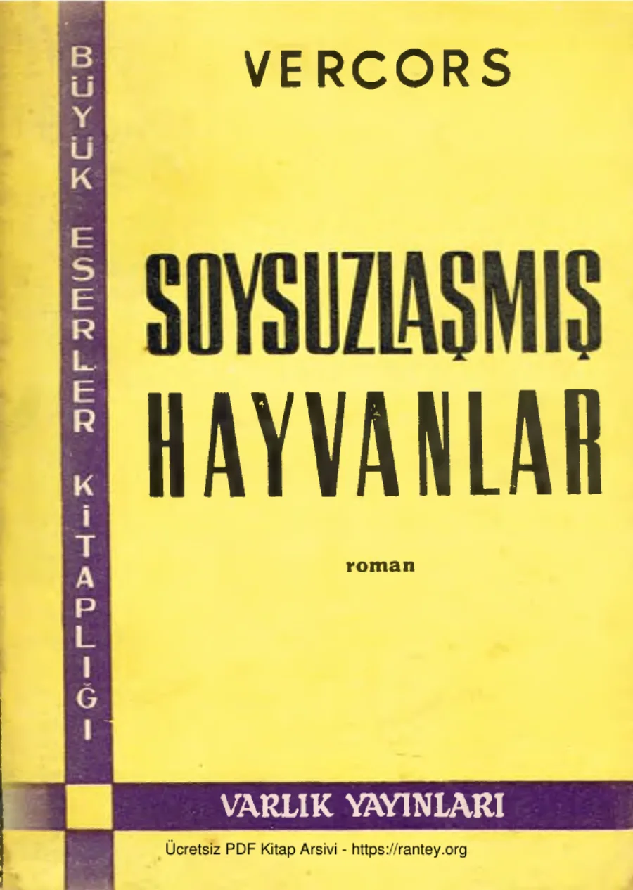 Hayvanlar Varlık Yayınları kapak görseli