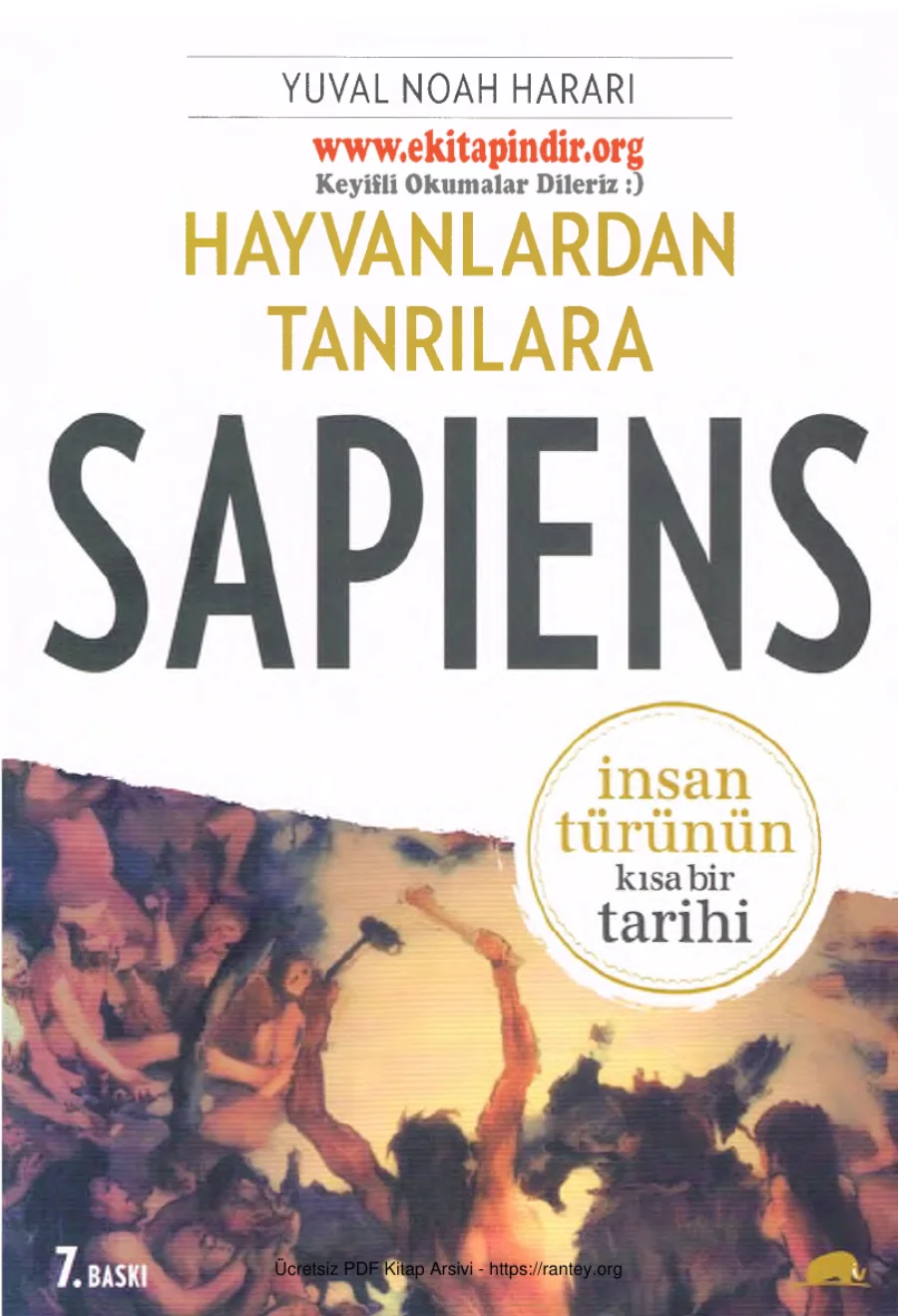 Hayvanlardan Tanrılara: Sapiens kapak görseli