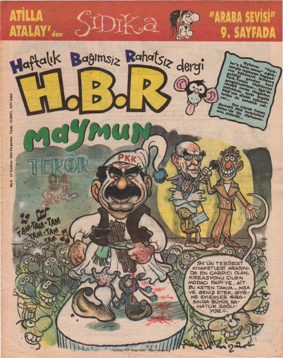 HBR Maymun Sayı 006 kapak görseli
