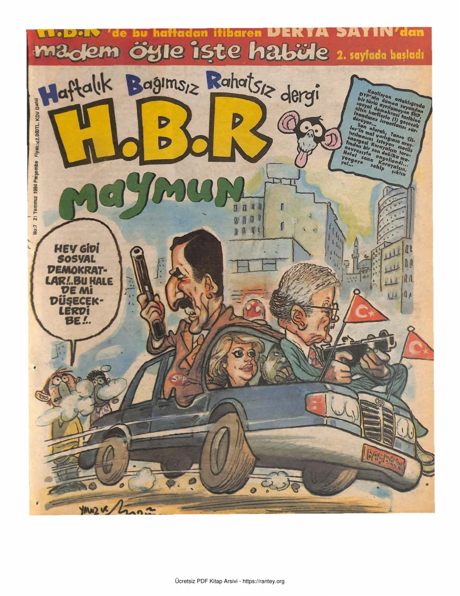 HBR Maymun Sayı 007 kapak görseli