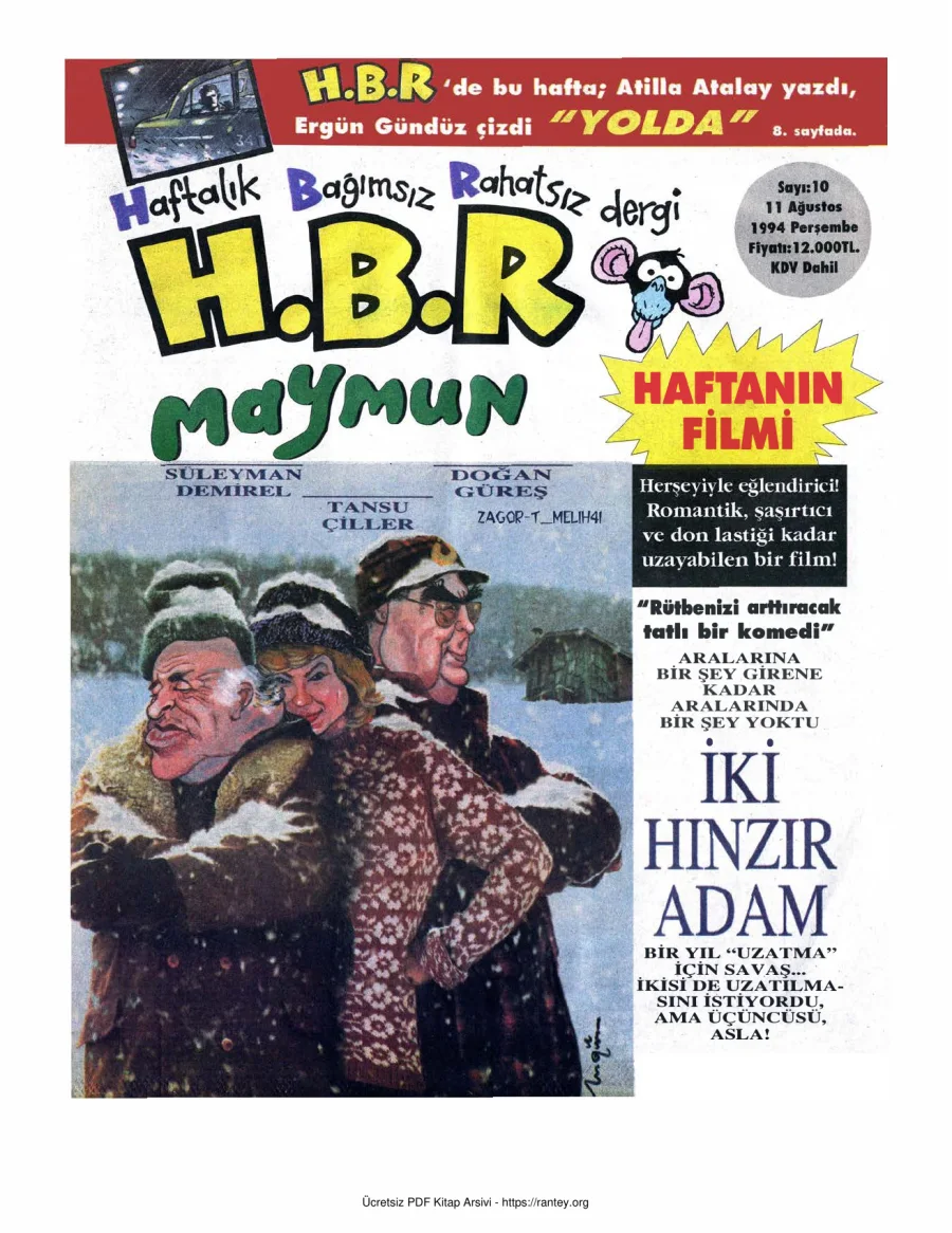 HBR Maymun Sayı 010 kapak görseli