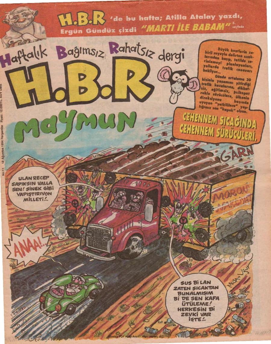 HBR Maymun Sayı 011 kapak görseli