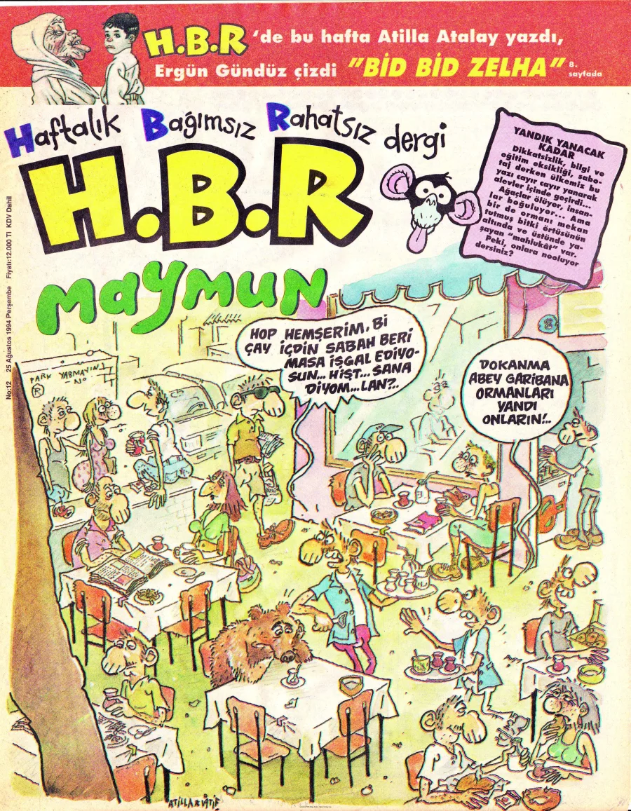 HBR Maymun Sayı 012 kapak görseli