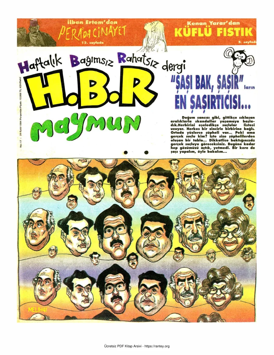 HBR Maymun Sayı 017 kapak görseli