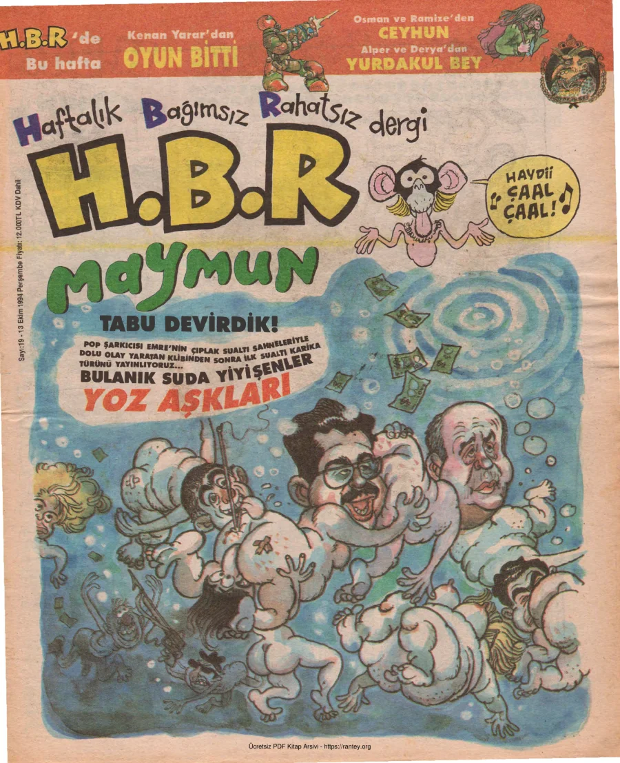 HBR Maymun Sayı 019 kapak görseli