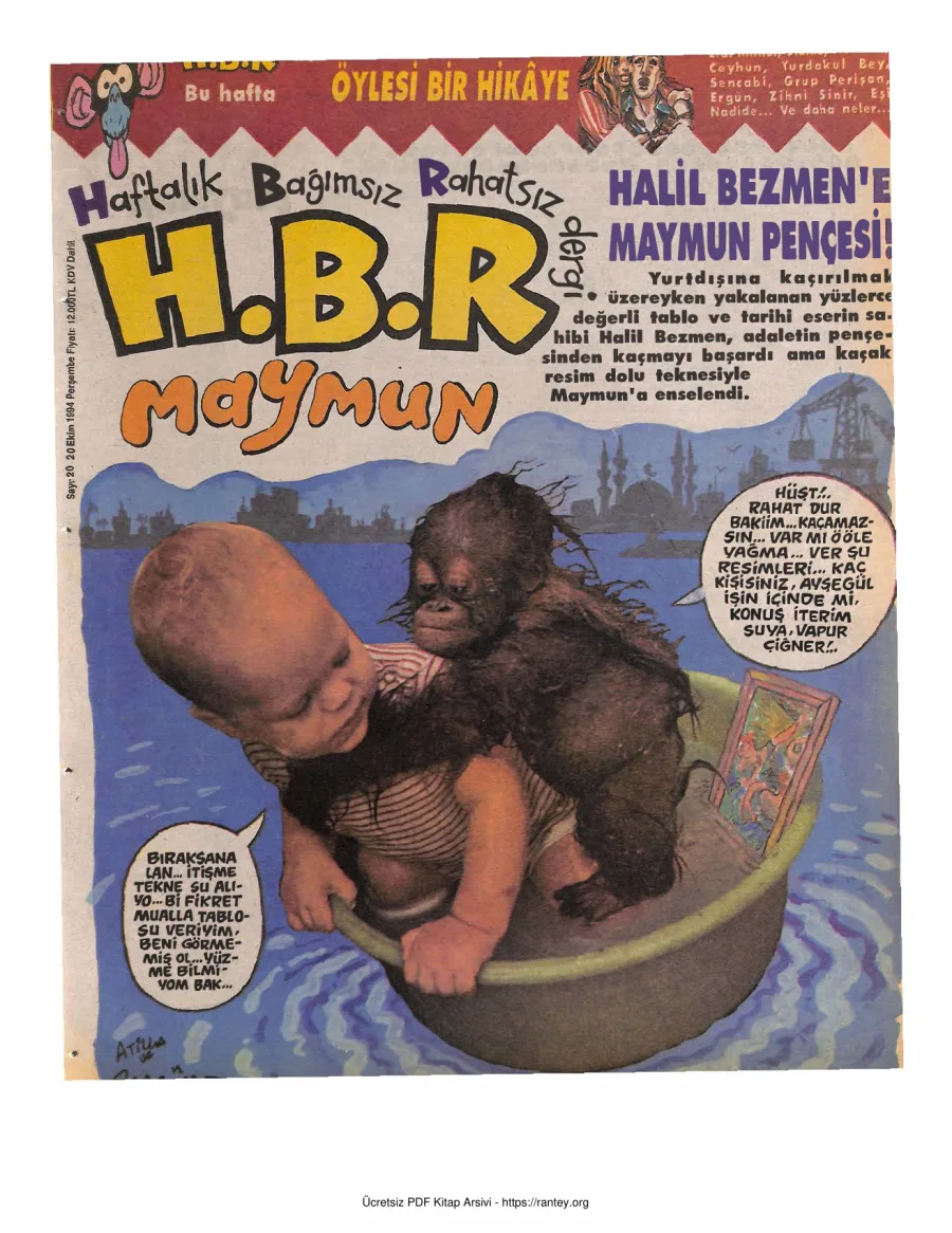 HBR Maymun Sayı 020 kapak görseli