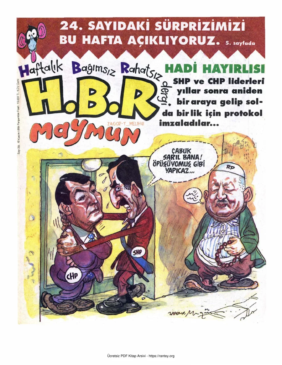 HBR Maymun Sayı 023 kapak görseli