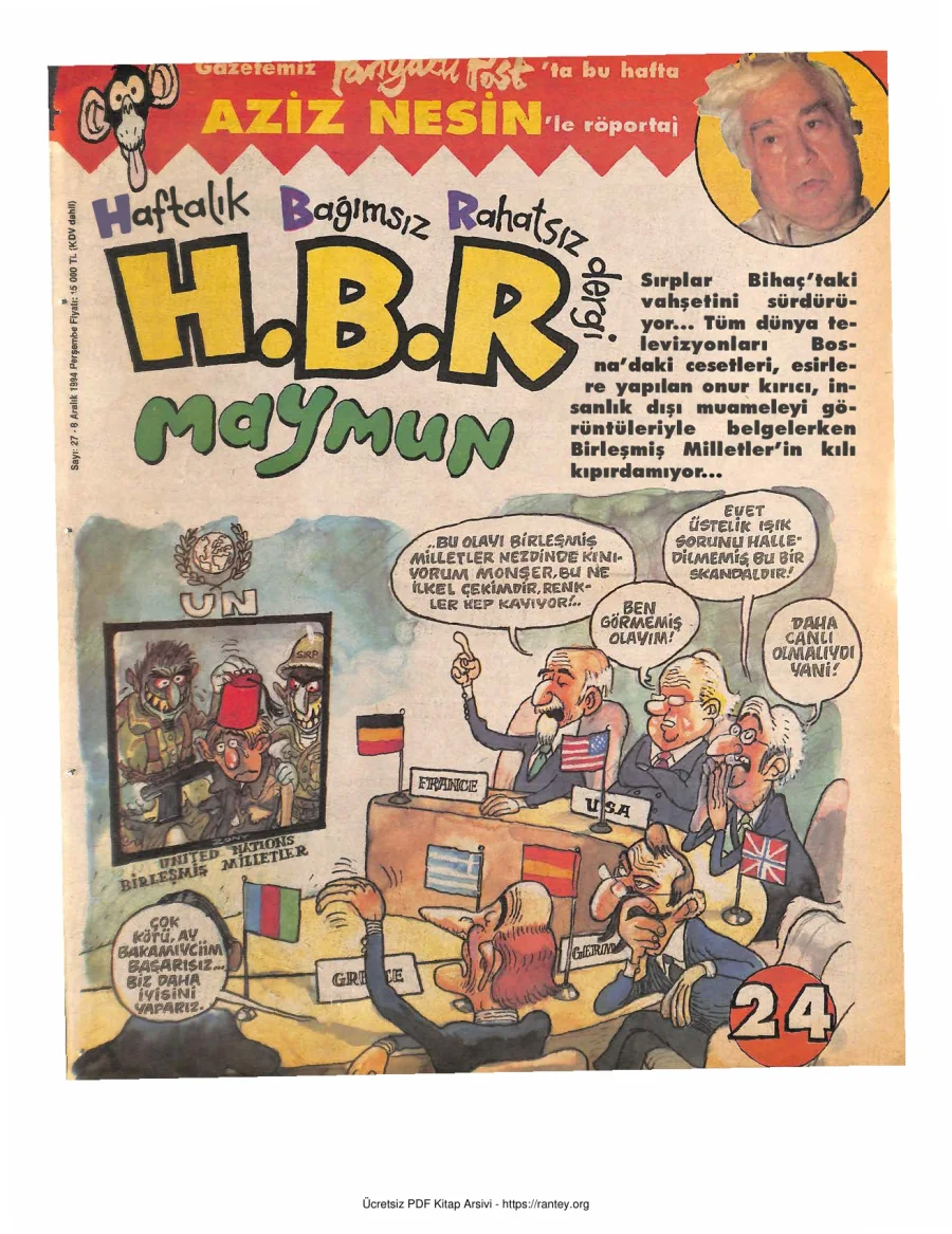 HBR Maymun Sayı 027 kapak görseli