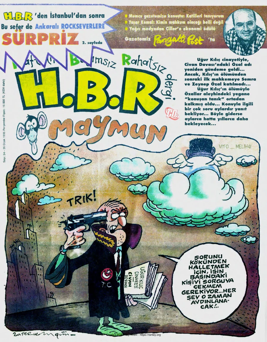 HBR Maymun Sayı 034 kapak görseli