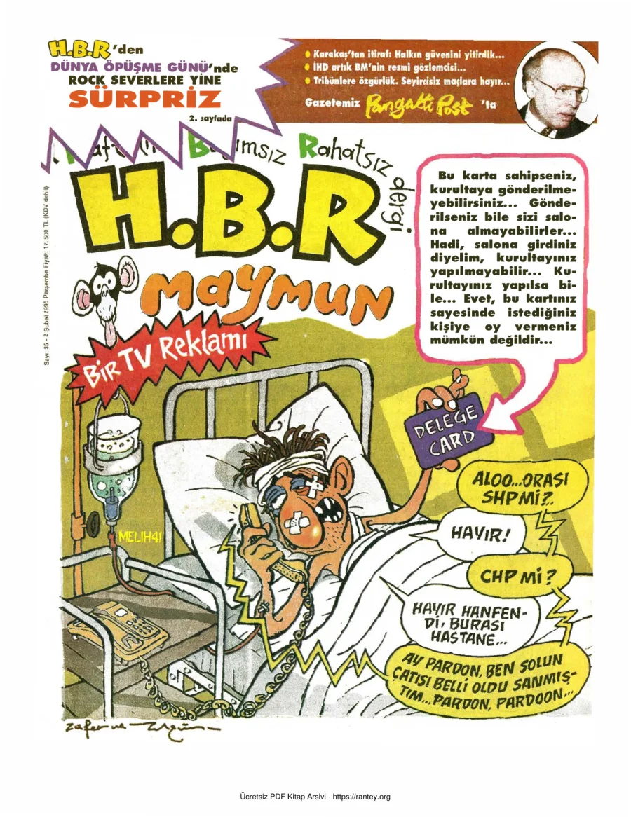 HBR Maymun Sayı 035 kapak görseli