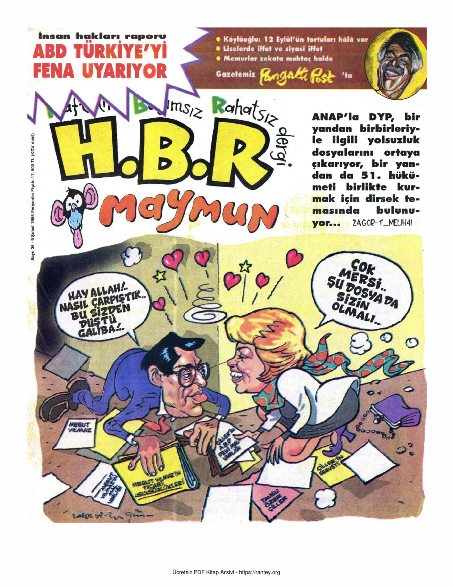 HBR Maymun Sayı 036 kapak görseli