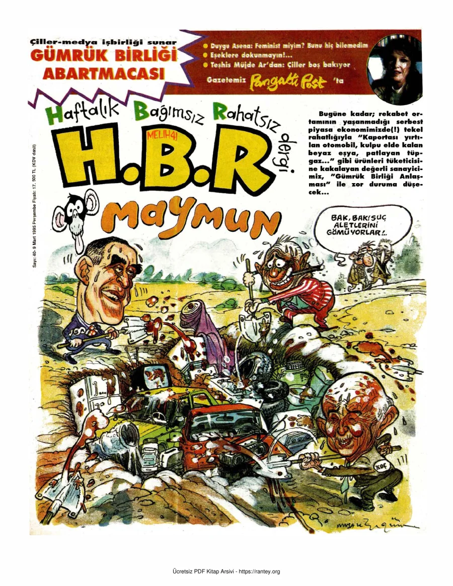 HBR Maymun Sayı 040 kapak görseli