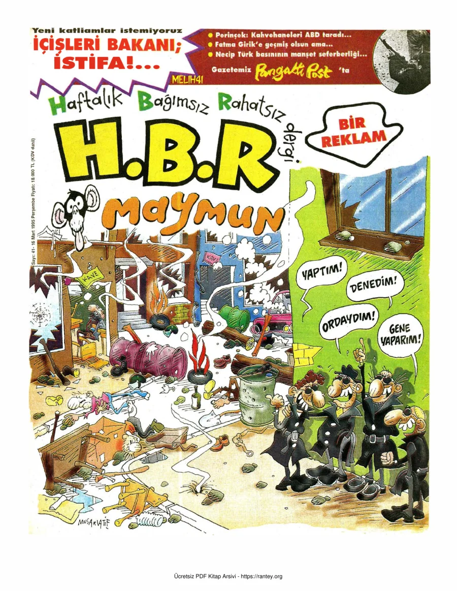 HBR Maymun Sayı 041 kapak görseli