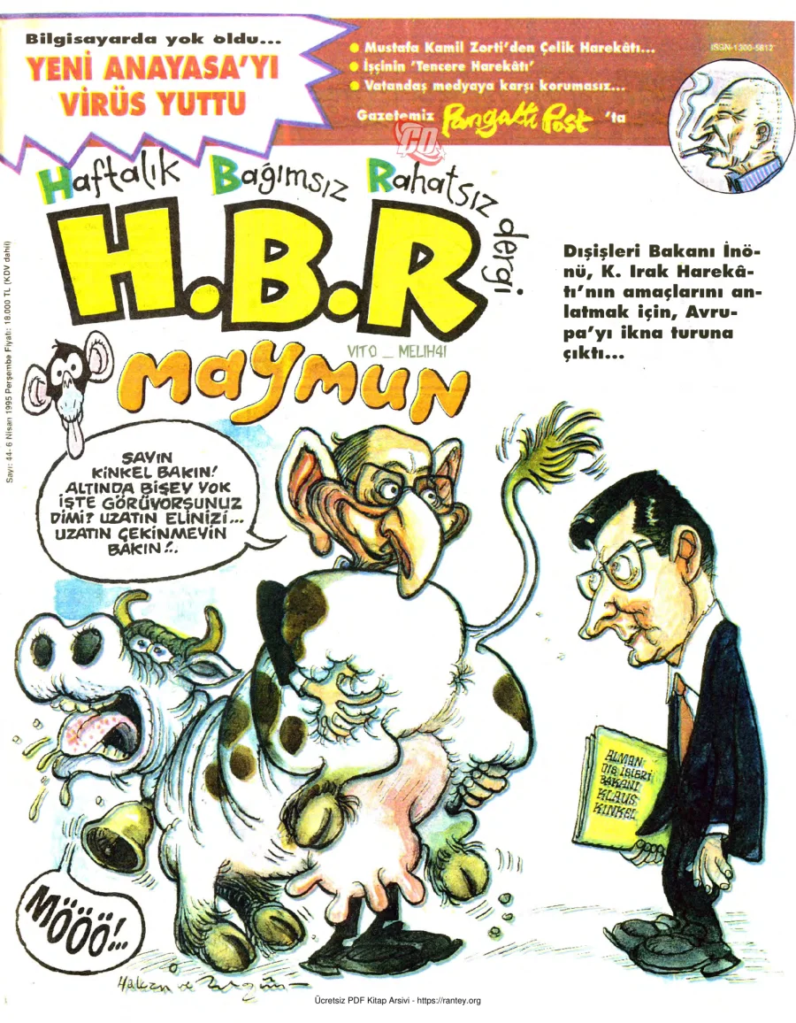 HBR Maymun Sayı 044 kapak görseli