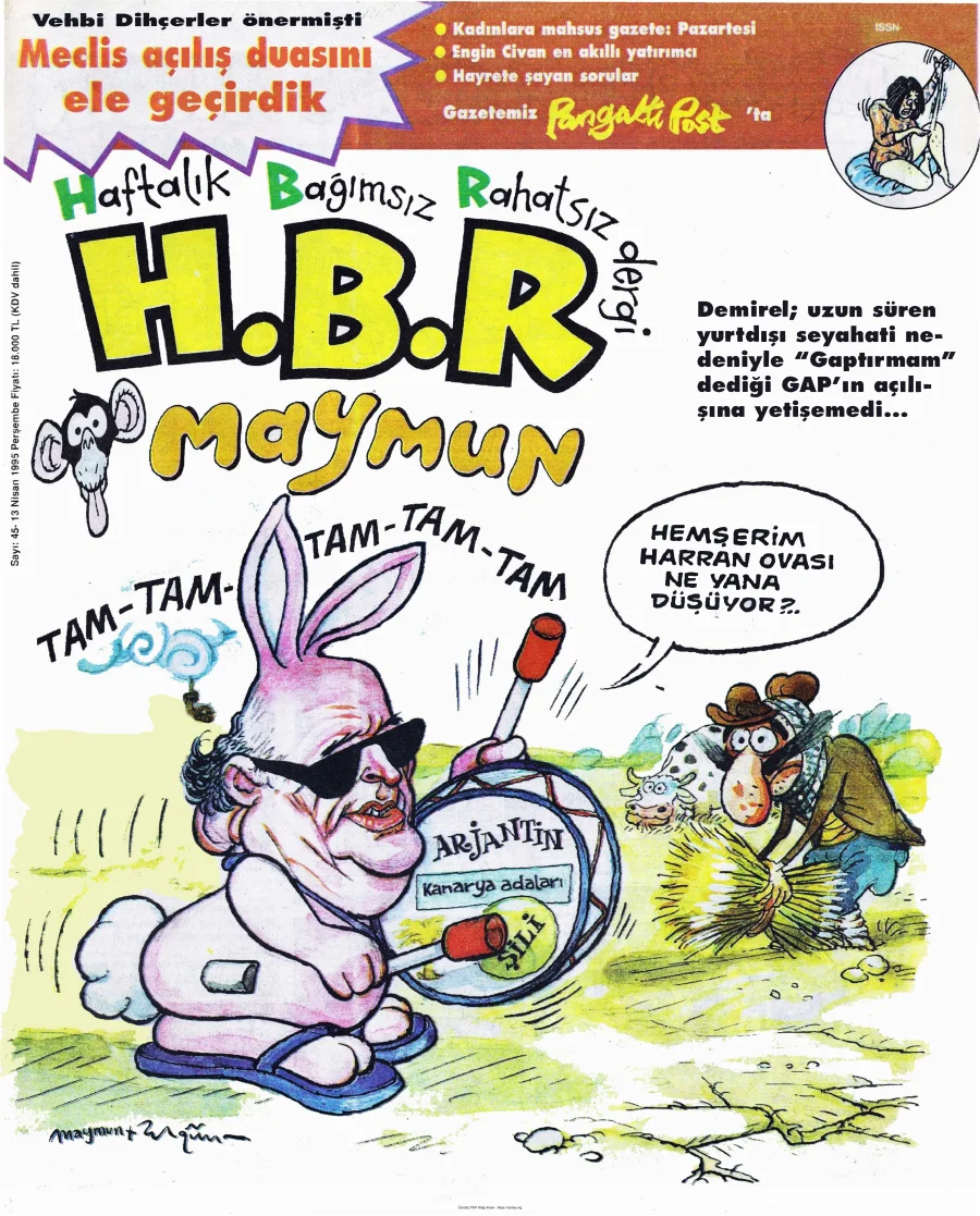 HBR Maymun Sayı 045 kapak görseli