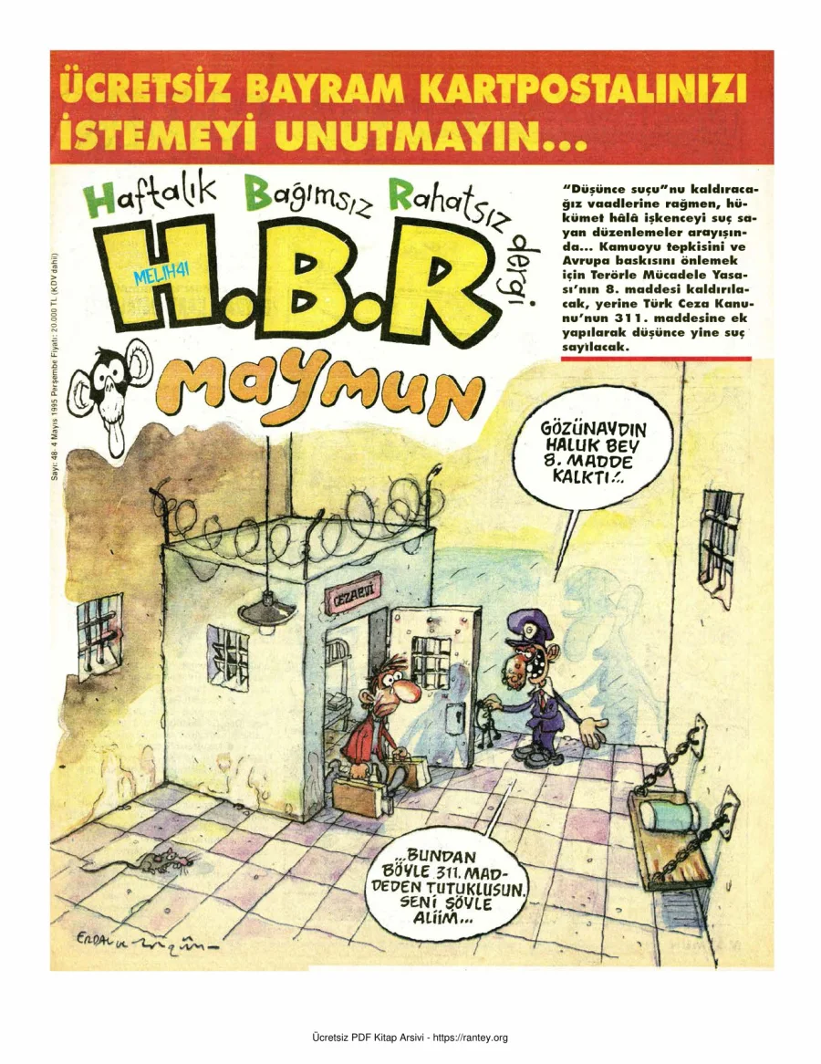 HBR Maymun Sayı 048 kapak görseli