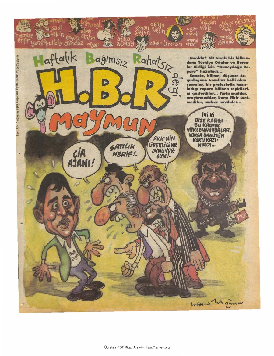HBR Maymun Sayı 062 kapak görseli