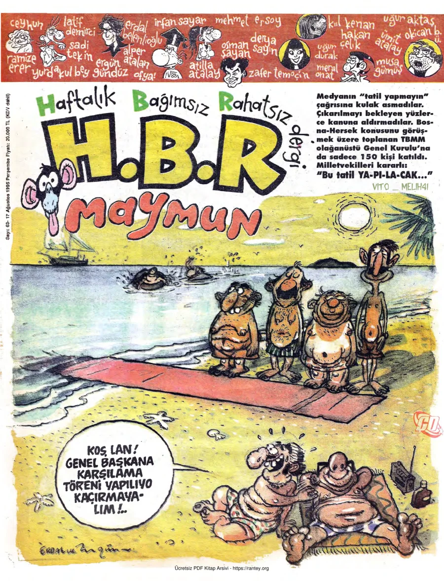 HBR Maymun Sayı 063 kapak görseli