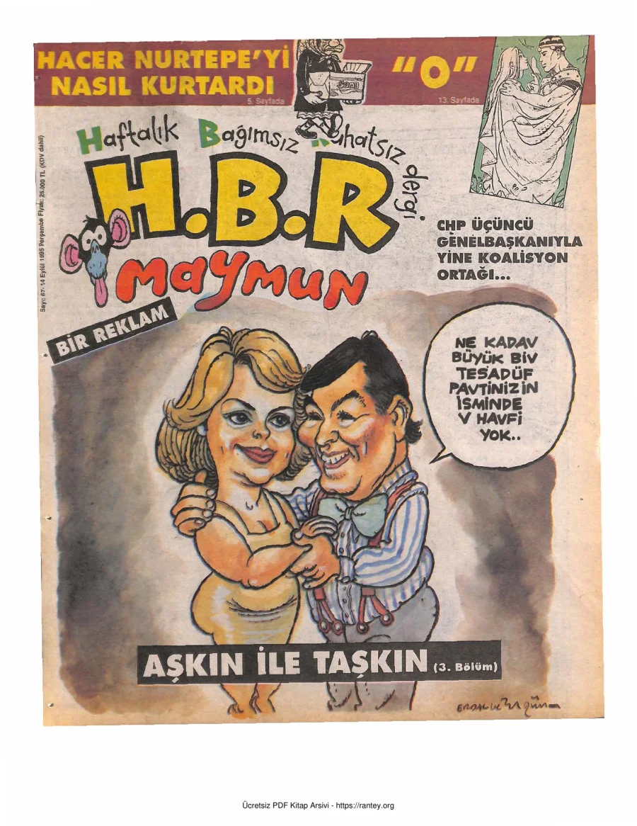 HBR Maymun Sayı 067 kapak görseli