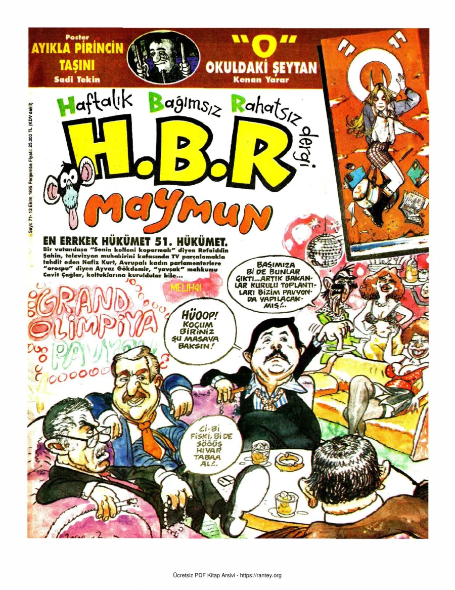 HBR Maymun Sayı 071 kapak görseli
