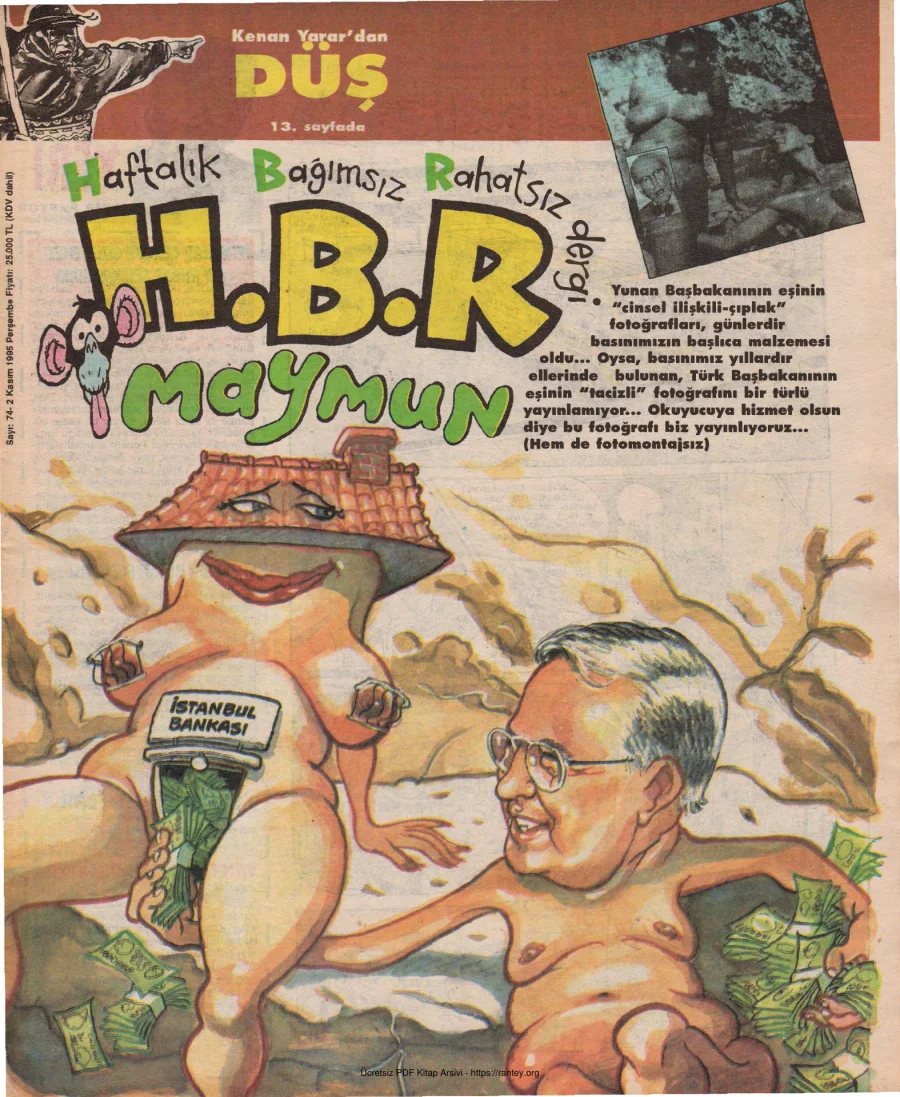 HBR Maymun Sayı 074 kapak görseli
