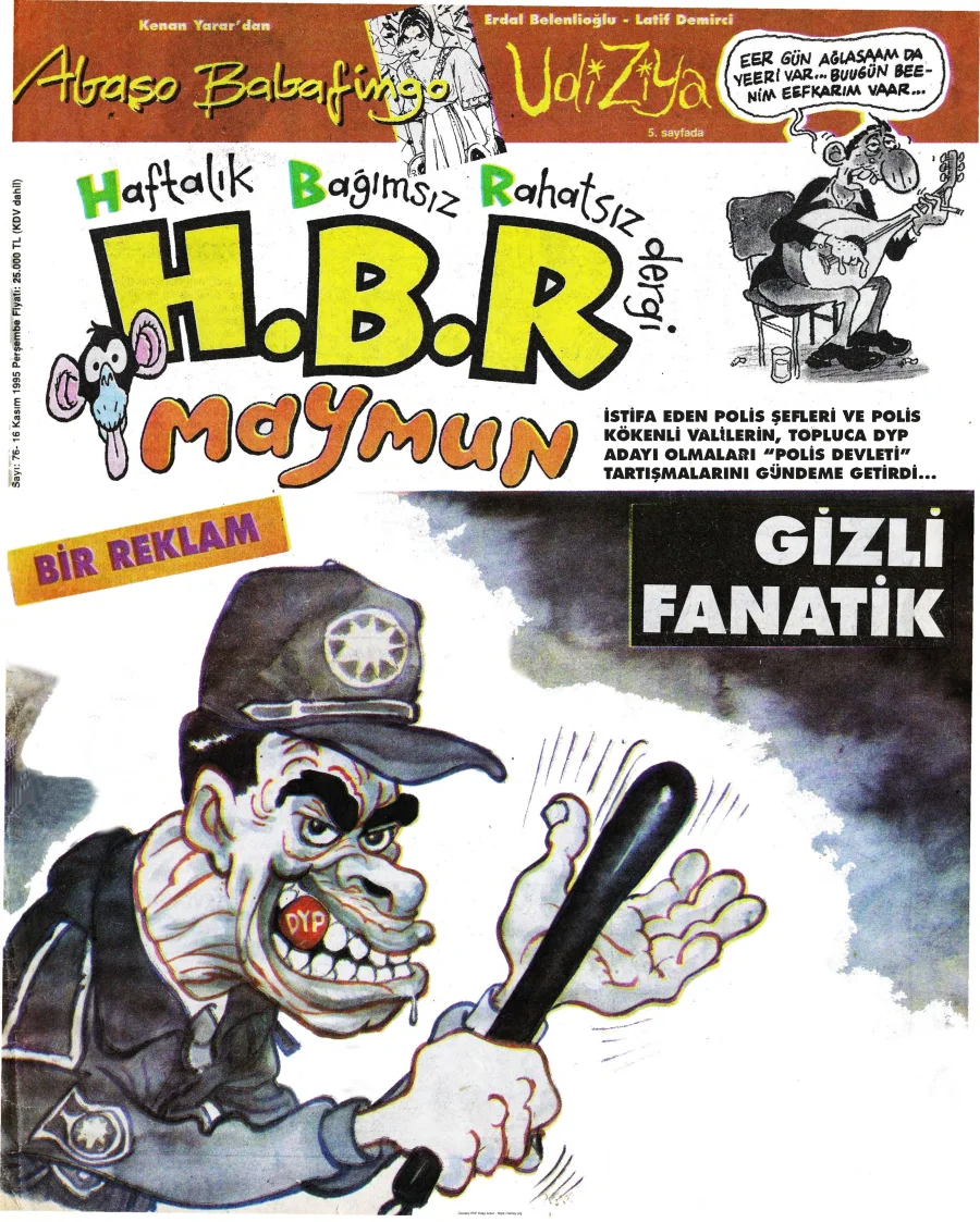 HBR Maymun Sayı 076 kapak görseli