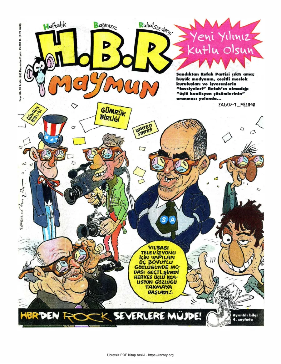 HBR Maymun Sayı 082 kapak görseli