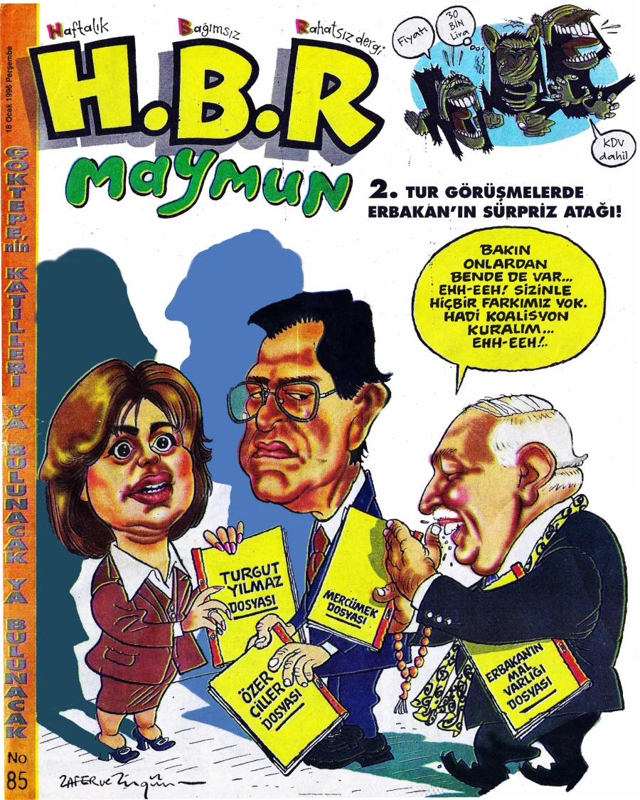 HBR Maymun Sayı 085 kapak görseli