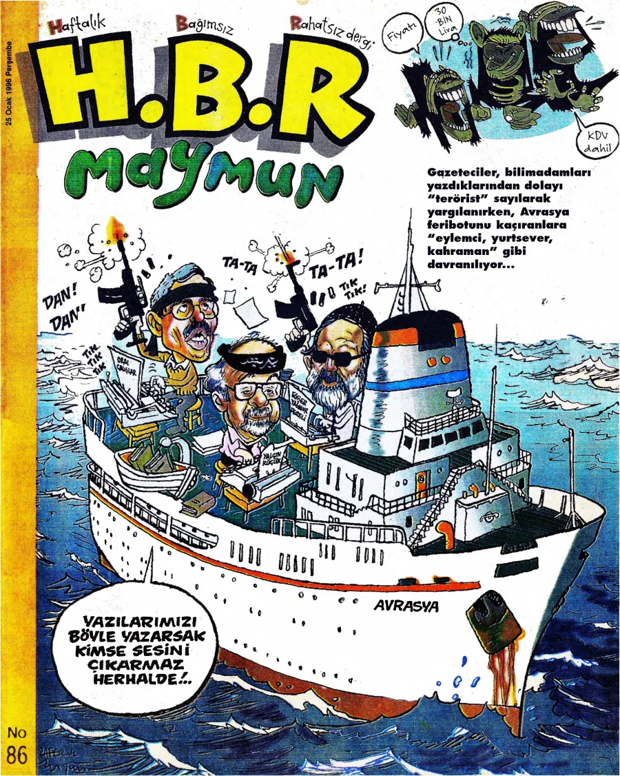 HBR Maymun Sayı 086 kapak görseli