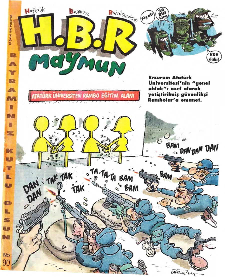 HBR Maymun Sayı 090 kapak görseli