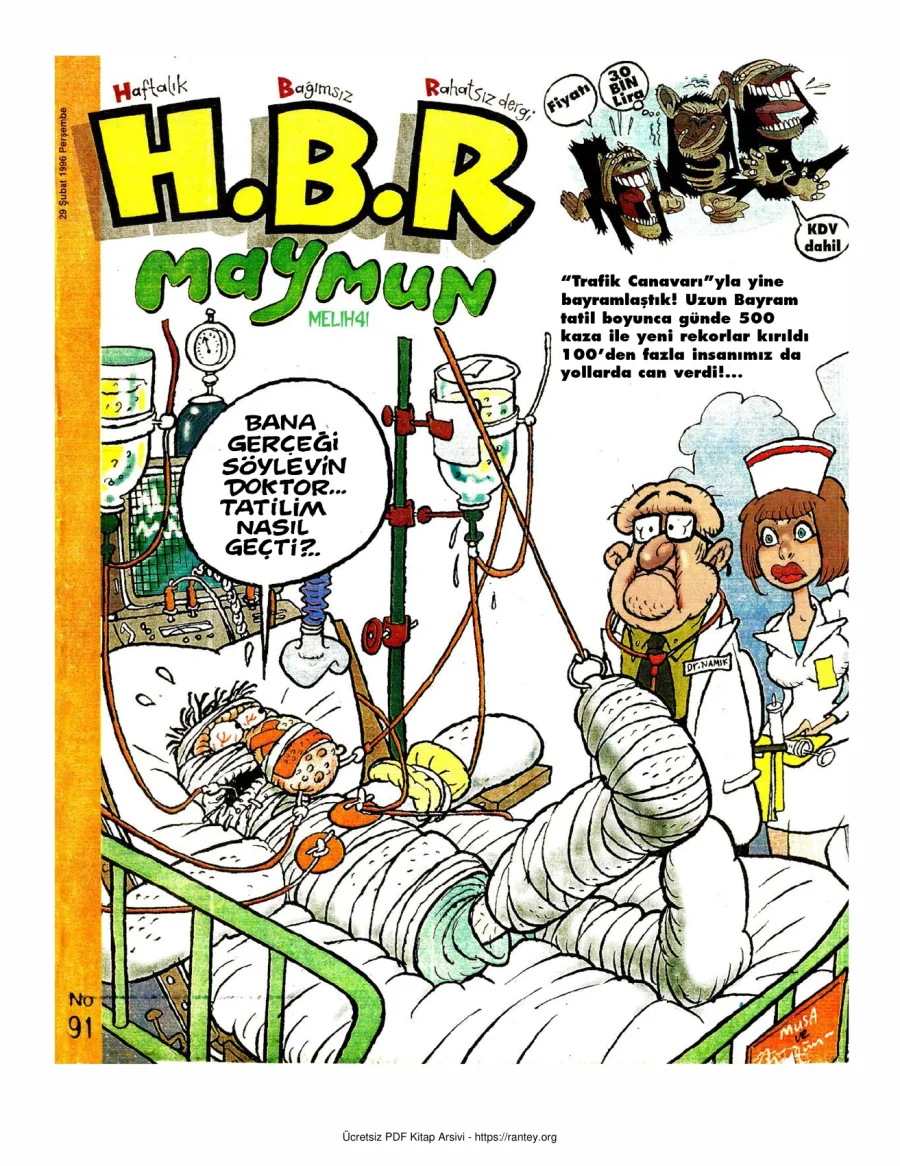 HBR Maymun Sayı 091 kapak görseli
