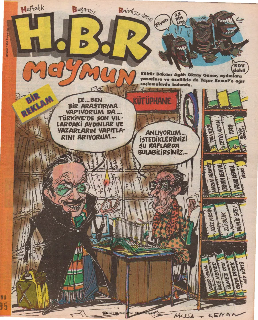 HBR Maymun Sayı 095 kapak görseli