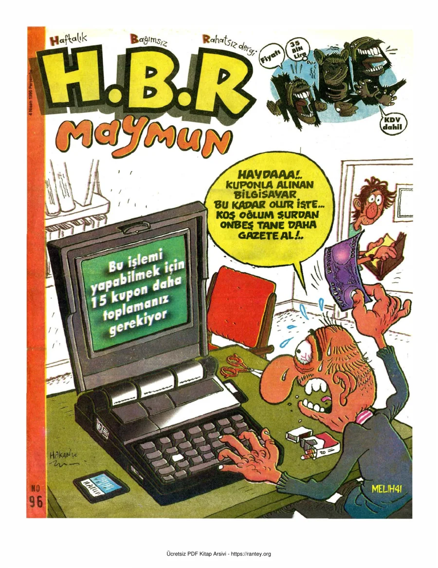 HBR Maymun Sayı 096 kapak görseli