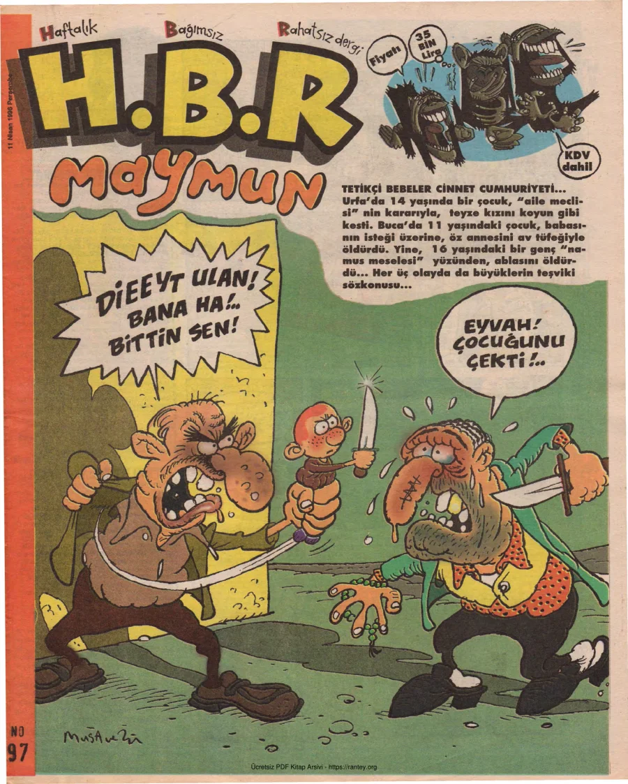 HBR Maymun Sayı 097 kapak görseli