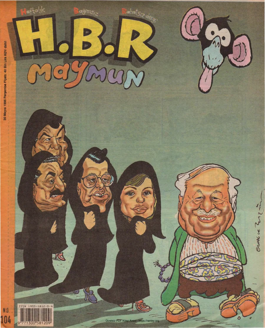 HBR Maymun Sayı 104 kapak görseli